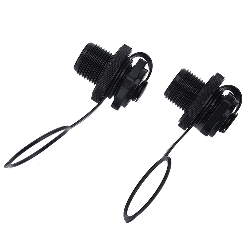 2pcs Replacement Screw Air Valve for Inflatable Rubber Dinghy Raft Pool Boat - Image 3