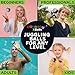 speevers Juggling Balls for Beginners and Professionals Set of 3 14 Colors Available 2 Layers of Net and Carry Case Xballs Juggling Balls Black White 32 oz - Image 4