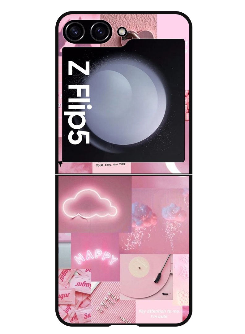 Theodor Protective Case Anti Scratch Shock Proof Bumper Cover For Samsung Galaxy Z Flip 5 Random Asthetic - Image 1
