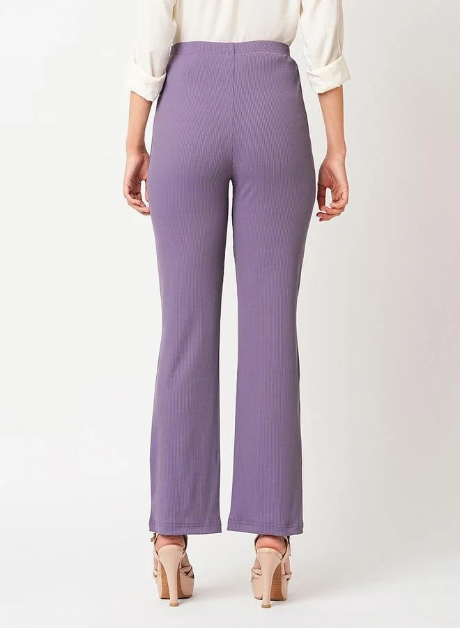 globus Globus Rib Knit High-Rise Stretchy Slim Fit Treggings