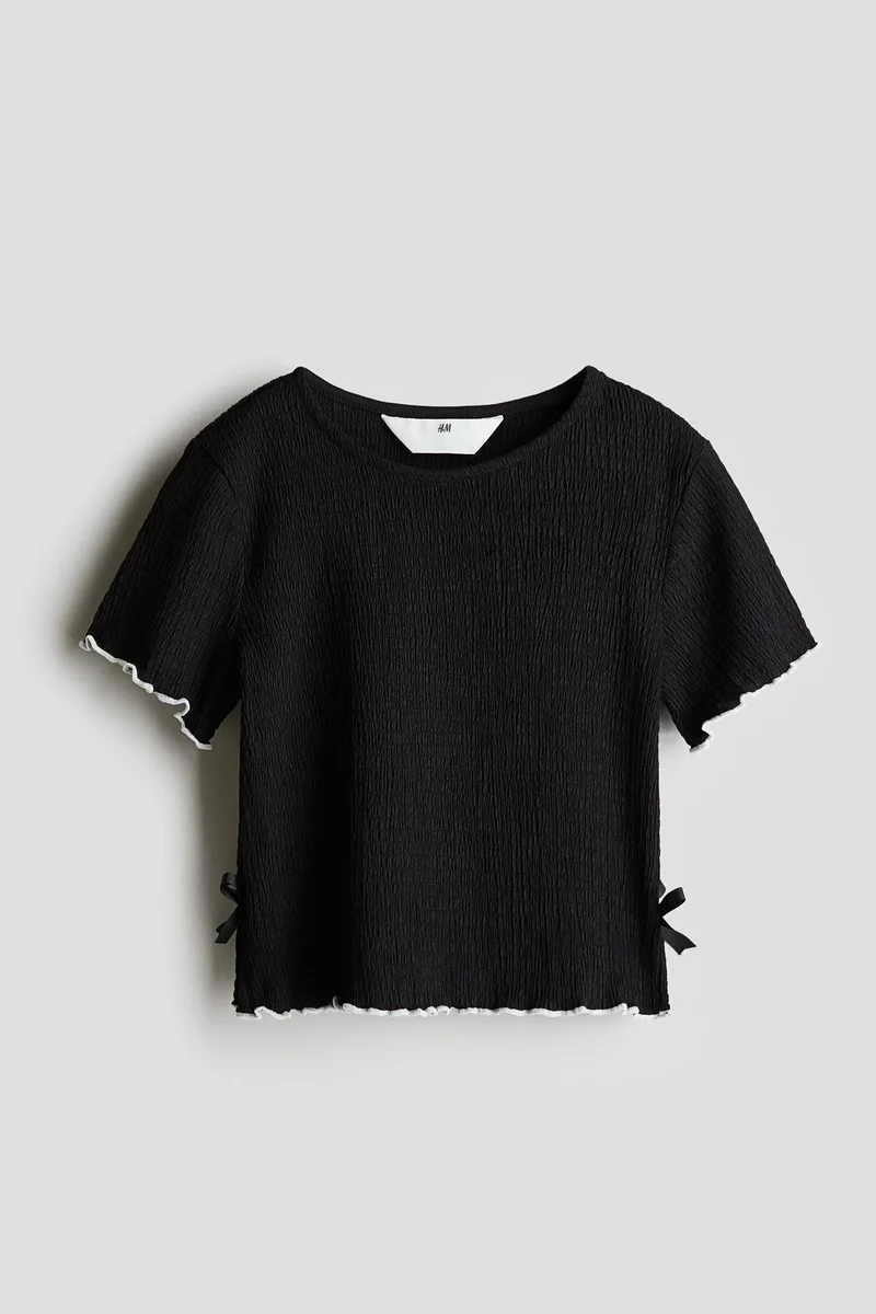 H&M Bow-detail top