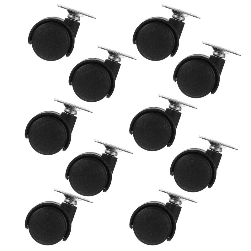 10Pcs Heavy Duty Swivel Casters Wheels 4 Inch Without Brake For Furniture Cabinets Carts - Image 1