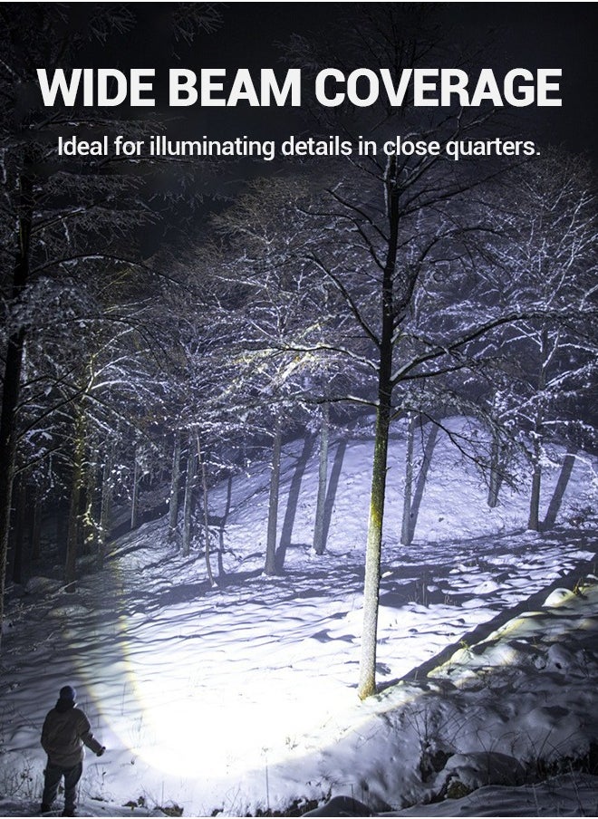 Generic - High-Power Long-Range Flashlight with USB Charging, Zoom Function & P90 LED – 3 Modes (Low/Medium/High) – Ideal for Outdoor Use - Image 1