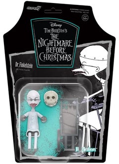 Super7 Tim Burton'S The Nightmare Before Christmas Dr. Finkelstein - 3.75" Disney Action Figure With Accessory Classic Movie Collectibles And Retro Toys  - Image 1