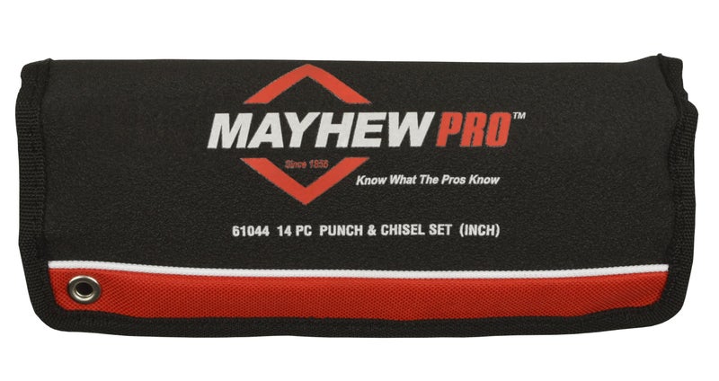 Mayhew Pro 61044 Punch and Chisel Kit, 14-Piece,Black - Image 2