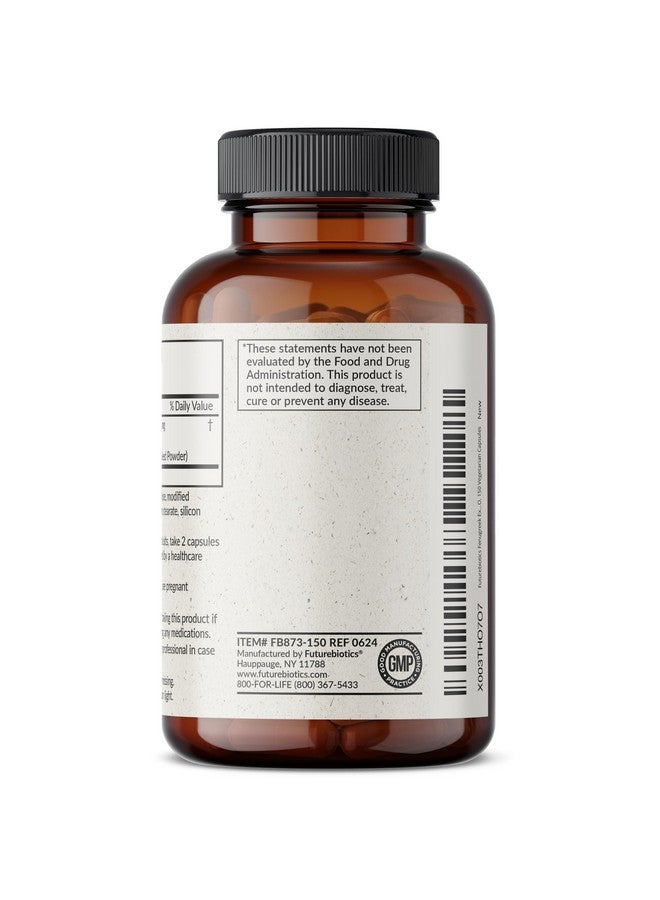 Futurebiotics Fenugreek Extra Strength Supports Overall Good Health & Well-Being, Non-GMO, 150 Vegetarian Capsules - Image 4