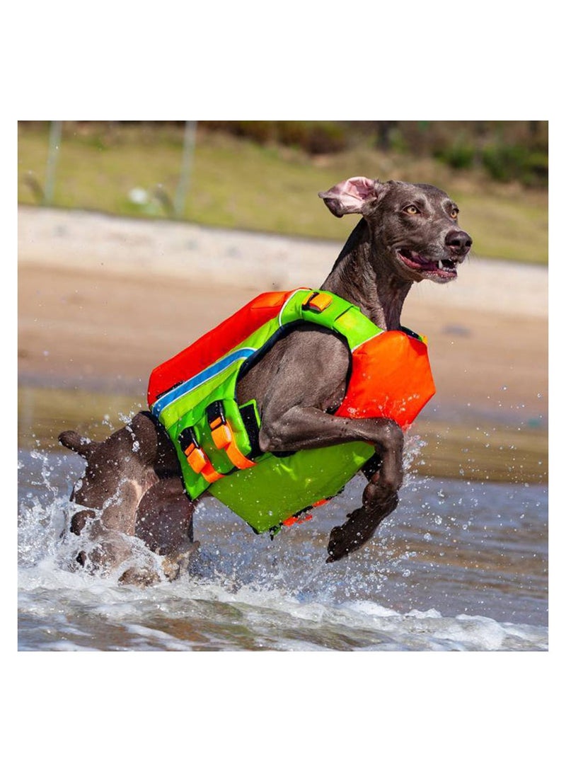 Cool Baby COOLBABY Pet Life Jacket Summer Cooling and Sunstroke Prevention Beach Swimsuit Anti Drowning Dog Big Buoyancy Jacket - Image 2