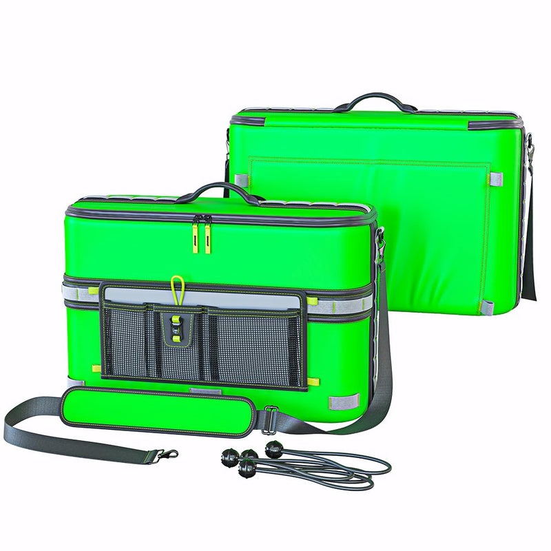 TidyFriend Kayak Cooler Behind Seat Waterproof Cooler for Kayaking Compatible with Lawn Chair Style Seats Stores Drinks and Keeps Them Cool All Day Green