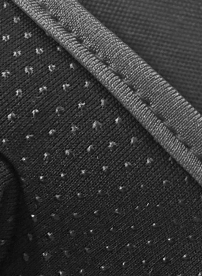 Styli Contrast Trim Peep Arm Back Weight Lifting Gloves
