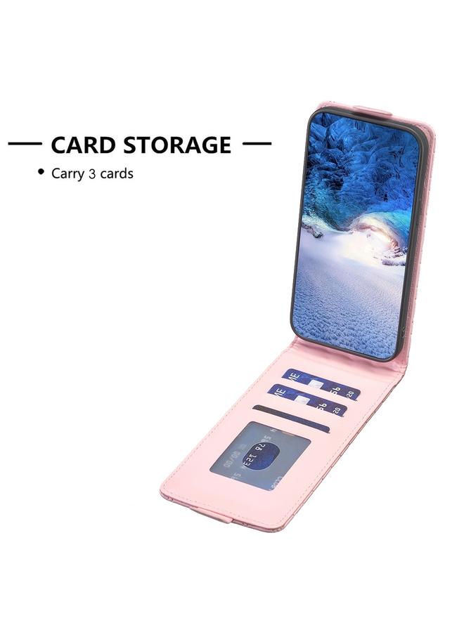 اس-توب جراب هاتف OPPO A98 5G Diamond Lattice جراب هاتف جلدي عمودي قابل للطي - Image 5