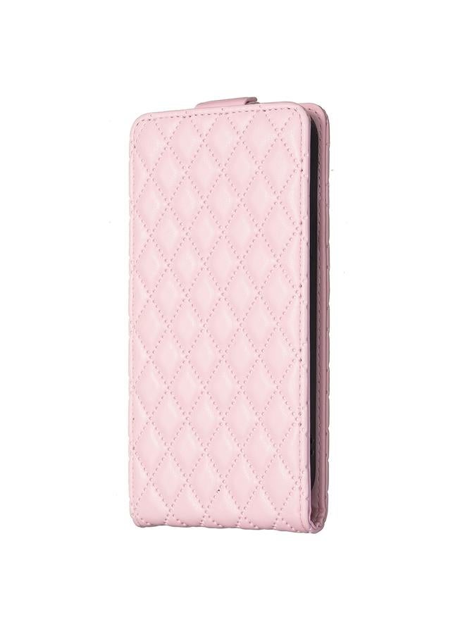 اس-توب جراب هاتف OPPO A98 5G Diamond Lattice جراب هاتف جلدي عمودي قابل للطي - Image 2