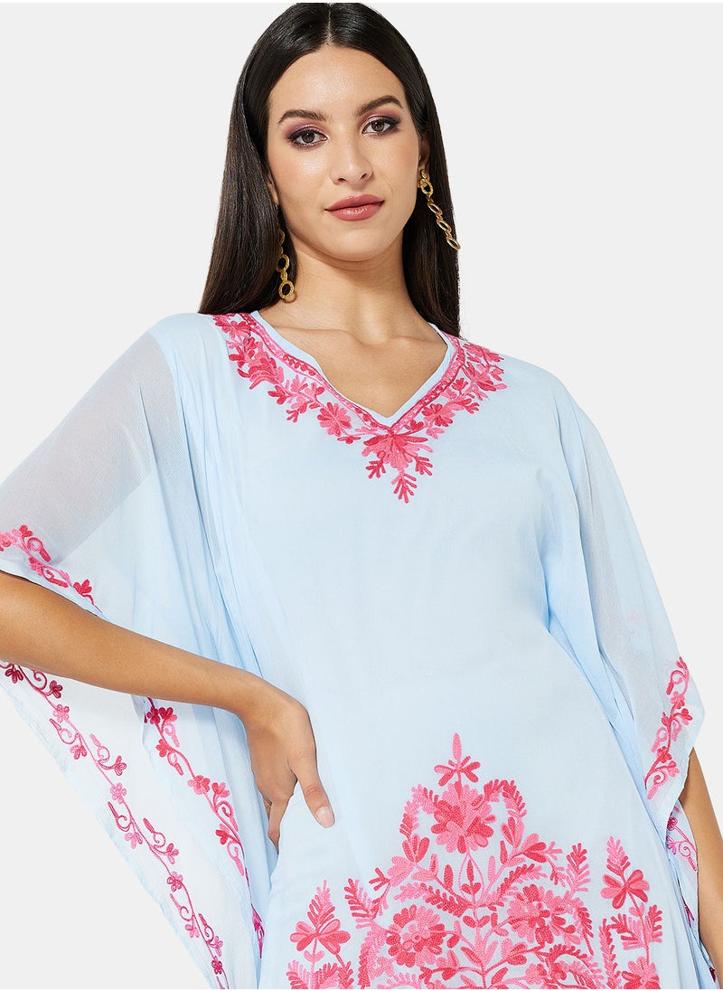 ARABIAN CLOSET EMBROIDERED KAFTAN  - Image 4