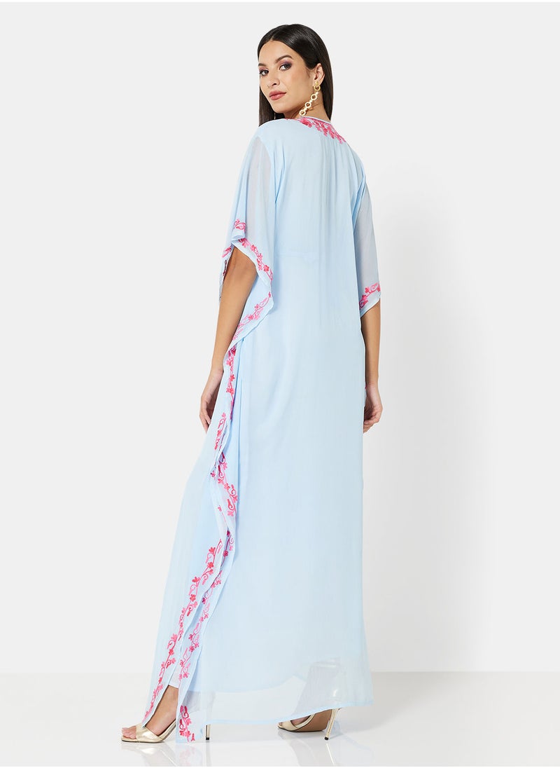ARABIAN CLOSET EMBROIDERED KAFTAN  - Image 2