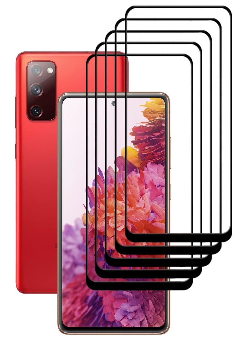 ACLIX 5 Pieces Antistatic ESD Dustproof Premium Quality High Definition Tempered Glass Screen Protector Designed For Samsung Galaxy S20 FE - Image 1