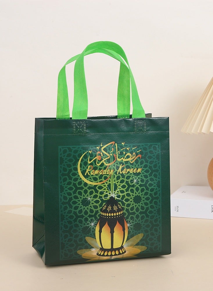 LKTOCAFT 4 Pieces Gift Bags for Holidays and Festive Day, Party Bags with Handles for Candy Desserts and Jewelry Gifts, Party Favor Bags and Party Supplies,Medium Size  - Image 5