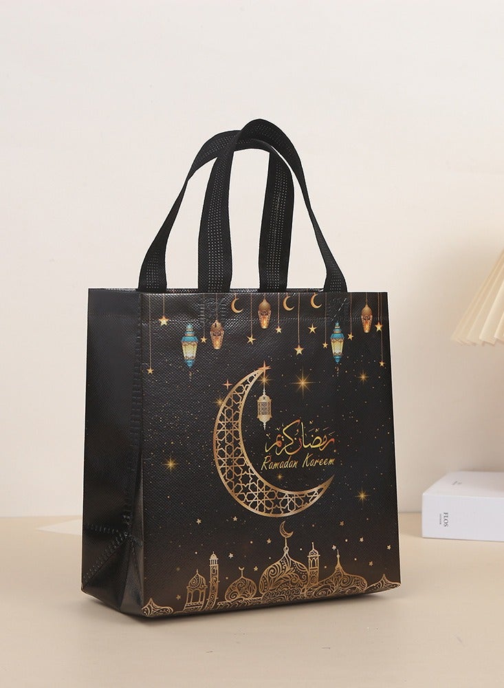 LKTOCAFT 4 Pieces Gift Bags for Holidays and Festive Day, Party Bags with Handles for Candy Desserts and Jewelry Gifts, Party Favor Bags and Party Supplies,Medium Size  - Image 4