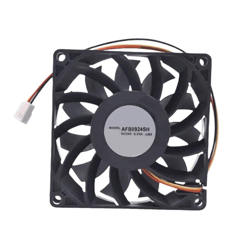 90mm 24V DC Axial Cooling Fan 90x90x25mm Three Wire 0 50A 9025 - Image 2