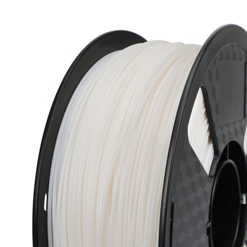 CC3D Flexible 55D TPE Filament Natural White 1.75mm 1KG Shore Hardness 95A Similar TPE Filament 3D Printer Filament FDM 3D Printing Material White Color - Image 3