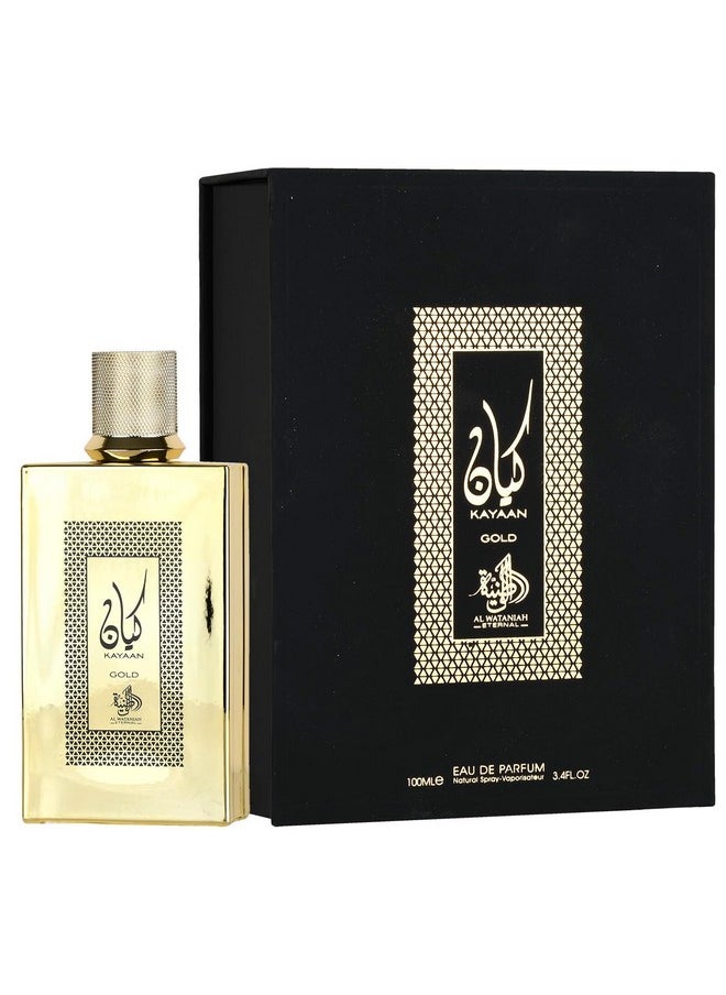 Al Wataniah - Al Wataniah Kayaan Gold, 3.4 Fl Oz (Pack of 1) - Image 1