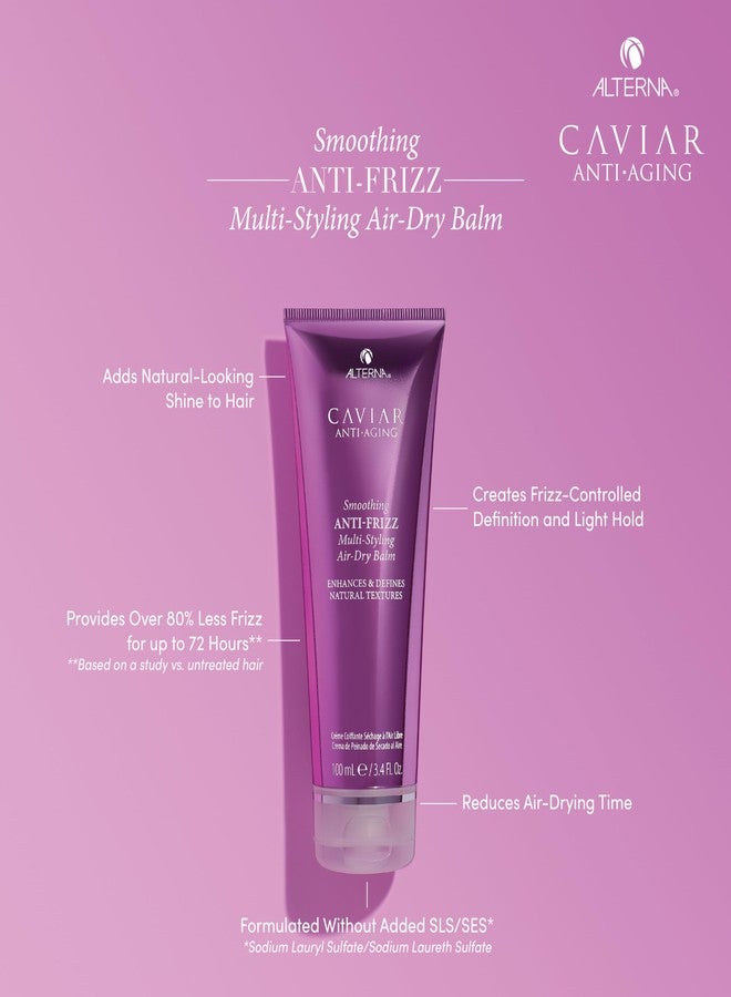 Alterna Caviar Anti-Aging Smoothing Anti-Frizz Multi-Styling Air Dry Balm, 3.4 Fl Oz | Controls Frizz With Light Hold | Adds Natural Shine | Sulfate Free - Image 2