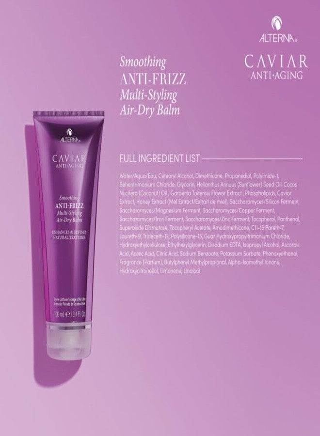 Alterna Caviar Anti-Aging Smoothing Anti-Frizz Multi-Styling Air Dry Balm, 3.4 Fl Oz | Controls Frizz With Light Hold | Adds Natural Shine | Sulfate Free - Image 3