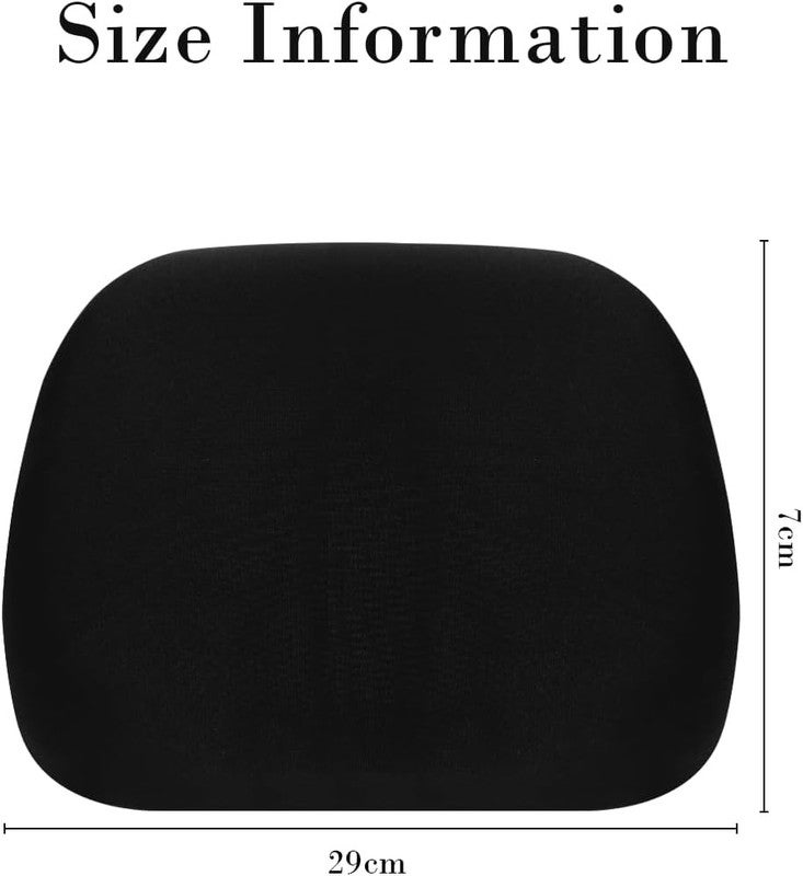 Memory Foam Headrest Pillow for Car Seat – Ergonomic Neck & Head Support Cushion with Adjustable Strap, Universal Fit for Car, SUV & Office Chair Use - Image 4