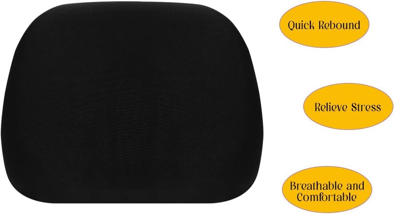 Memory Foam Headrest Pillow for Car Seat – Ergonomic Neck & Head Support Cushion with Adjustable Strap, Universal Fit for Car, SUV & Office Chair Use - Image 5