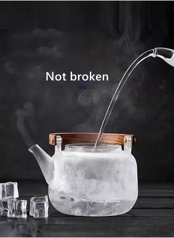 Beauenty Glass Teapot 800mL with 1 Glass Filter 1 Steam Filter  - Image 5