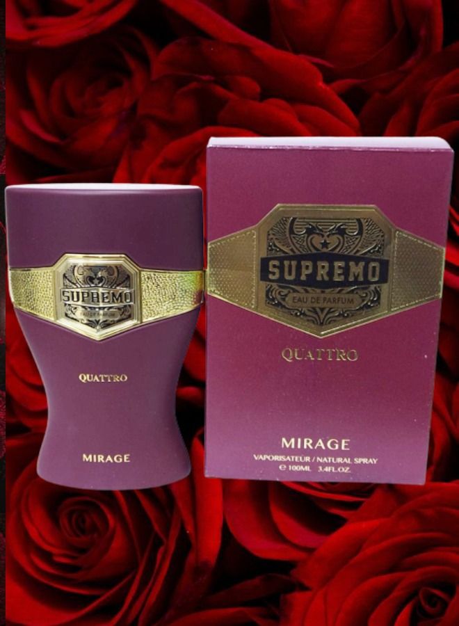 Mirage 6 Pieces Supremo Quattro Mirage EDP 100ML - Image 2
