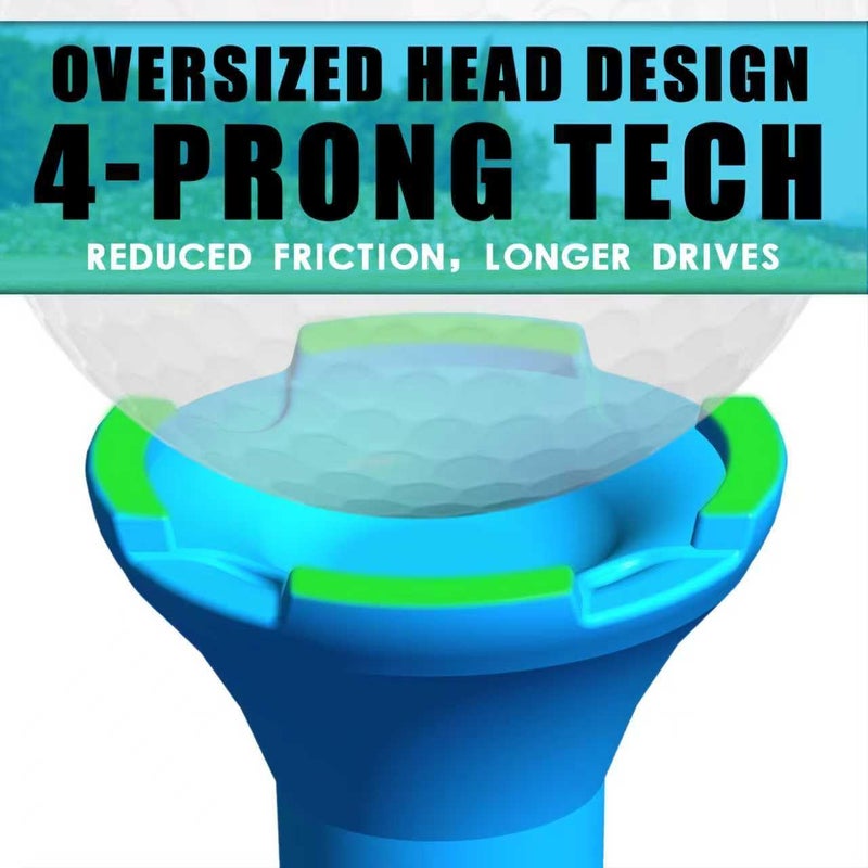 Goashpeaot High Perfomance Material Golf Tees, Unbreakable & Stability Professional Golf Tees, Perfect Tee Height at Every Shot Golf Tees - Image 2