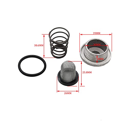YD-PS001 Drain Plug Oil Filter Cap Cover Set For GY6 50cc 125cc 150cc QMB139 Chinese Scooter Moped ATV Go Kart - Image 2