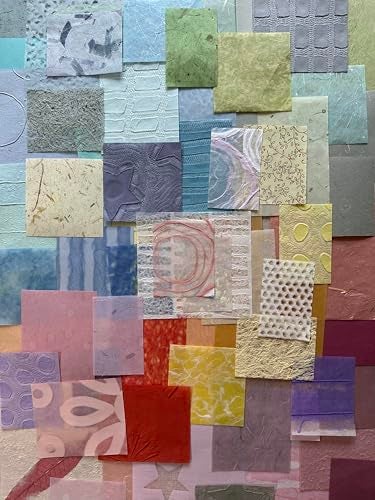 Kozo Studio Mulberry Paper Scrap Pack Spring Pastel Edition 100 Unique Pieces Premium Decorative Paper for Scrapbooking Card Making Collage Mixed Media Crafts and DIY Projects - Image 1