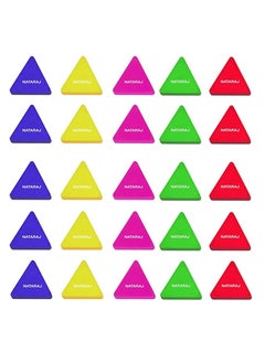 NATARAJ 25-Piece Trikone Eraser Assorted Colours 
