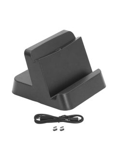 Thoraya Charging Dock for PS5 Portal Game Console Compatibility Portable Controller Charger Stand Station for Traveling Home Black  - Image 1
