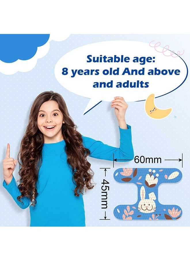 Elaimei 30 Pcs Mouth Breathing Correction Patch - Anti-Snoring Sticker non-woven fabric Anti-Snoring Sticker Mouth Correction Sticker for Children Adult Night Sleep - Phase 3  - Image 2
