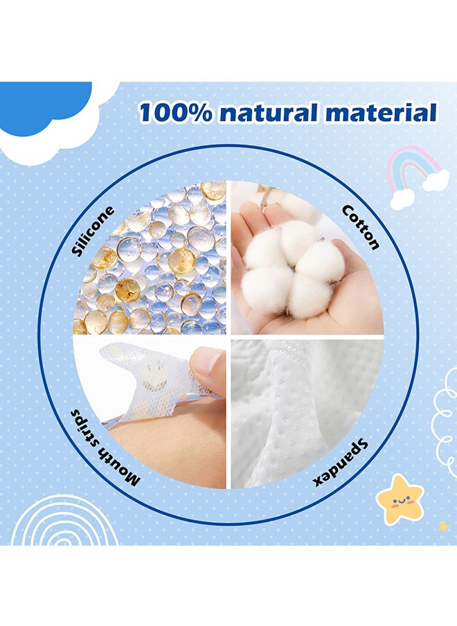 Elaimei 30 Pcs Mouth Breathing Correction Patch - Anti-Snoring Sticker non-woven fabric Anti-Snoring Sticker Mouth Correction Sticker for Children Adult Night Sleep - Phase 3  - Image 4