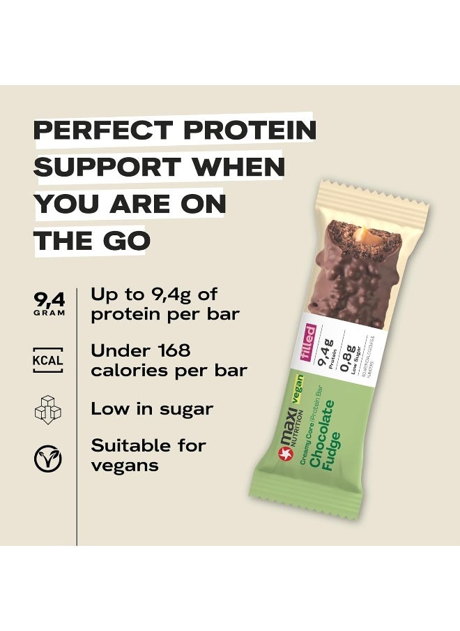Maxi Nutrition - Vegan Creamy Core Protein Bar Chocolate Fudge - Image 1