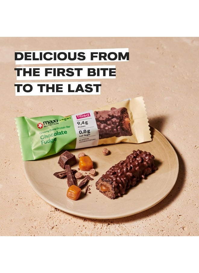 Maxi Nutrition - Vegan Creamy Core Protein Bar Chocolate Fudge - Image 1