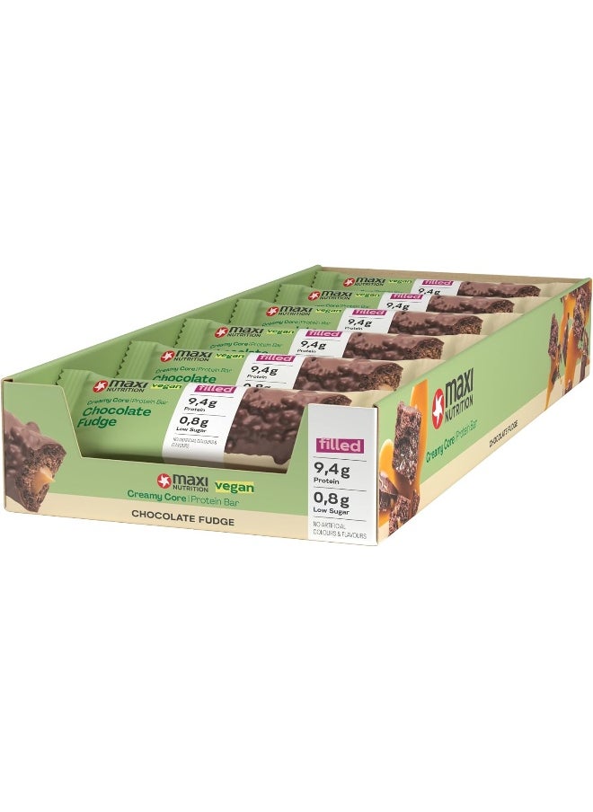 Maxi Nutrition - Vegan Creamy Core Protein Bar Chocolate Fudge - Image 1