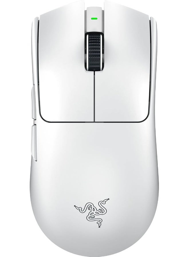 Razer Viper V3 Pro Wireless Esports Gaming Mouse: Symmetrical - 55g Lightweight - 8K Polling - 35K DPI Optical Sensor - Gen3 Optical Switches - 8 Programmable Controls - 95 Hr Battery - White I RZ01-05120200-R3G1 - Image 1