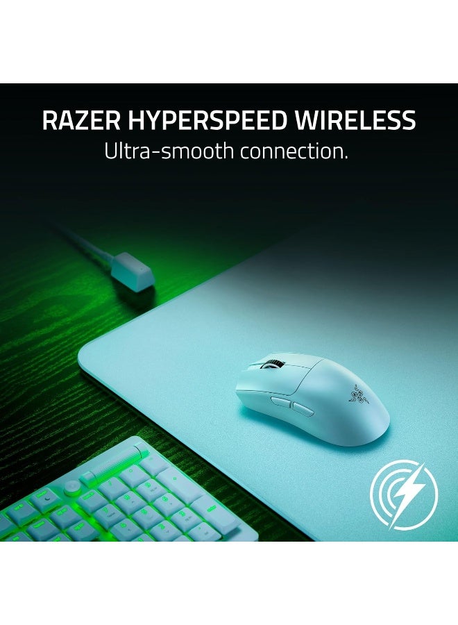 Razer Viper V3 Pro Wireless Esports Gaming Mouse: Symmetrical - 55g Lightweight - 8K Polling - 35K DPI Optical Sensor - Gen3 Optical Switches - 8 Programmable Controls - 95 Hr Battery - White I RZ01-05120200-R3G1 - Image 5