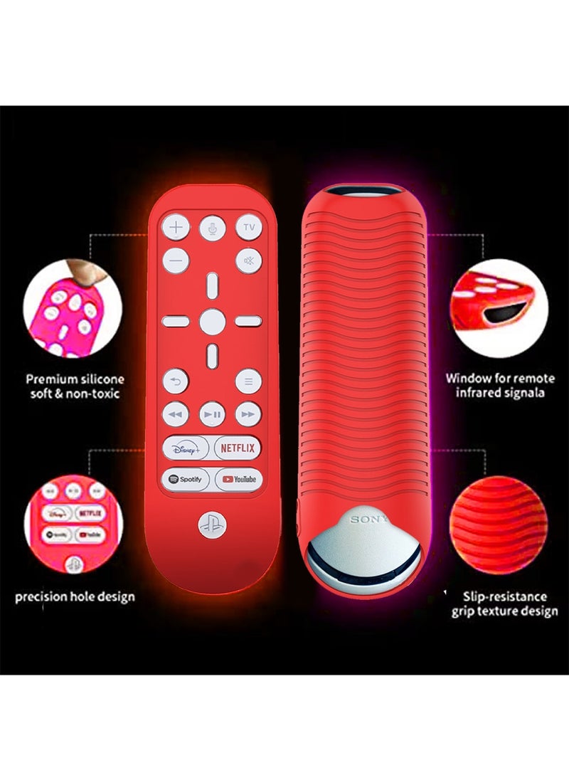 X-level Silicone Protective Remote Case Cover for Sony PS5 PlayStation 5 Media Remote, Ergonomic Design Protector Case for PS5 Remote Control, Anti-slip, Anti-dust Shock Absorption Washable  - Image 2