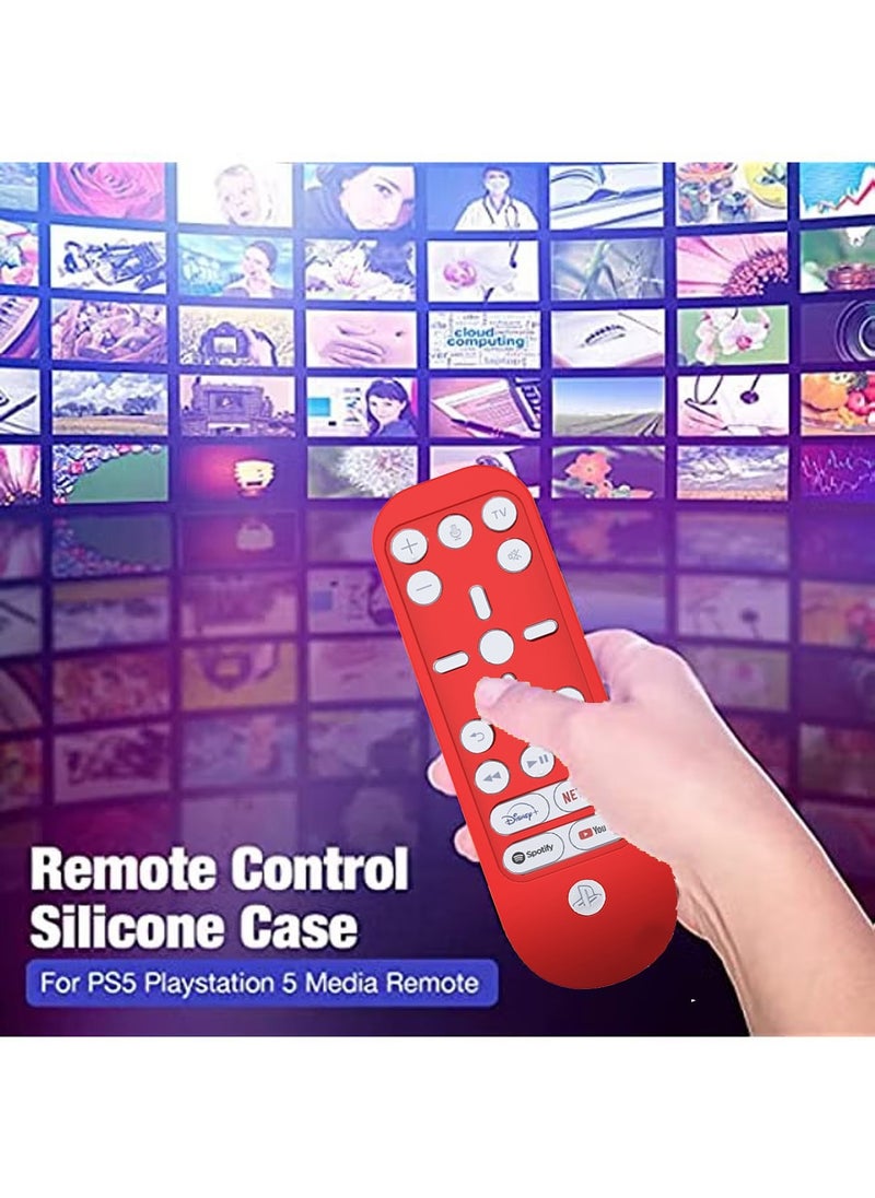 X-level Silicone Protective Remote Case Cover for Sony PS5 PlayStation 5 Media Remote, Ergonomic Design Protector Case for PS5 Remote Control, Anti-slip, Anti-dust Shock Absorption Washable  - Image 5