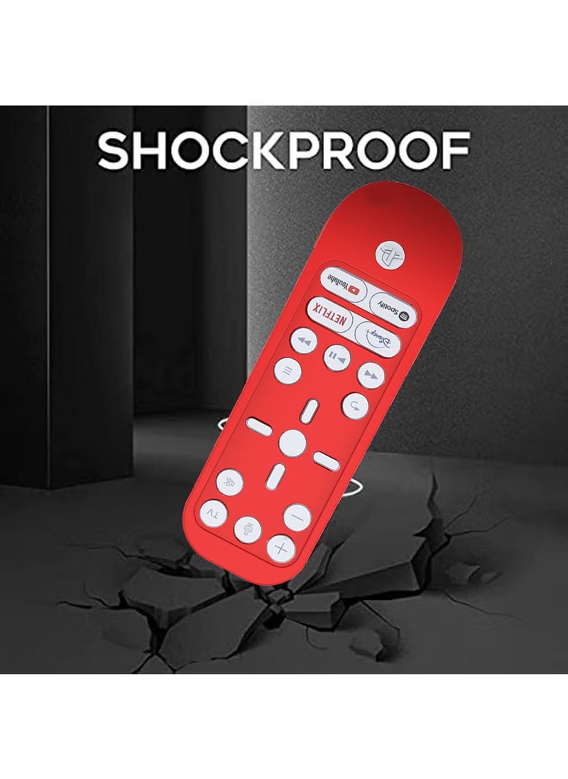 X-level Silicone Protective Remote Case Cover for Sony PS5 PlayStation 5 Media Remote, Ergonomic Design Protector Case for PS5 Remote Control, Anti-slip, Anti-dust Shock Absorption Washable  - Image 3