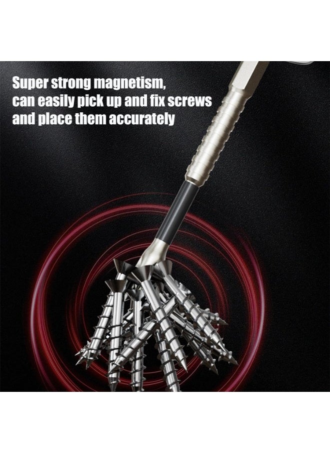 spa luxetique 6Pc High Magnetic Screwdriver Drill Bit Set,Strong Magnetic Durability Screwdriver Drill Bit Set,Universal Anti-Slip Magnetic Electric Screwdriver Set,Magnetic bit, 50 65 70 75 90 100 120 mm  - Image 5