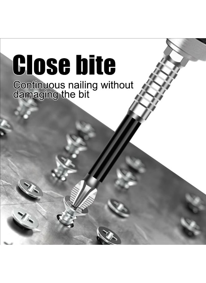 spa luxetique 6Pc High Magnetic Screwdriver Drill Bit Set,Strong Magnetic Durability Screwdriver Drill Bit Set,Universal Anti-Slip Magnetic Electric Screwdriver Set,Magnetic bit, 50 65 70 75 90 100 120 mm  - Image 2