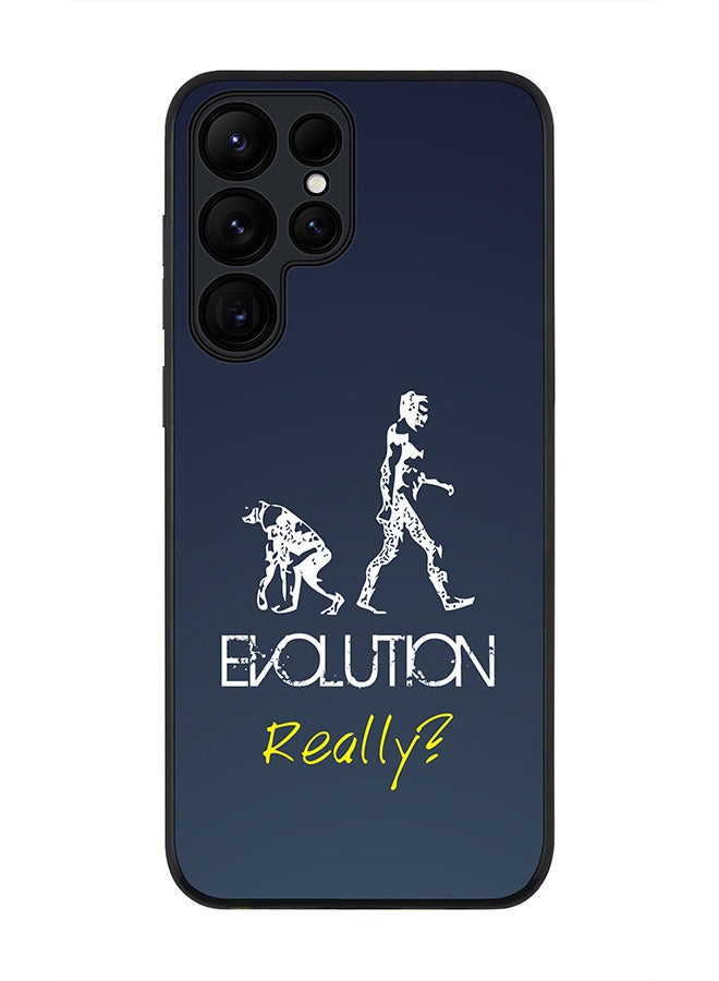 Stylizedd For Samsung Galaxy S25 Ultra 5G Case,Slim fit Camera Protection, Shockproof Thin Phone cover  - Evolution, Really (Grey) - Image 1