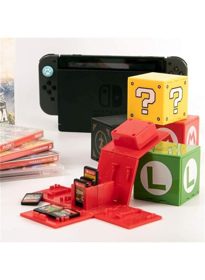 TRASSLE Game Case for Nintendo Switch, Switch Game Card Holder 16 Game Storage Cube Portable Game Card Organizer for Switch lite  - Image 2