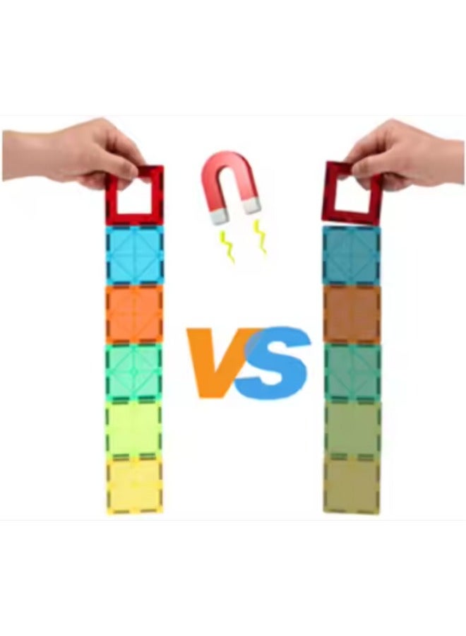 TEGRILO 32 Pcs Magnetic Building Blocks 3D Kids Building Blocks Set Magnetic Building Construction Educational STEM Toys for Toddler - Image 3