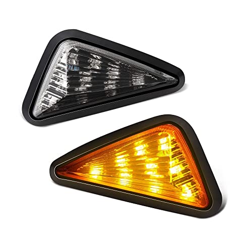 Ramanta Body Indicator R15 Imported Super Quality Yellow Flush Mount Smoked 9 LED Turn Signal Light Bike Indicator Lights 12V DC Compatible with CBR 150 250, YZF R15 V2 V3 V4 & M. (Pack Of 2, Amber) - Image 5